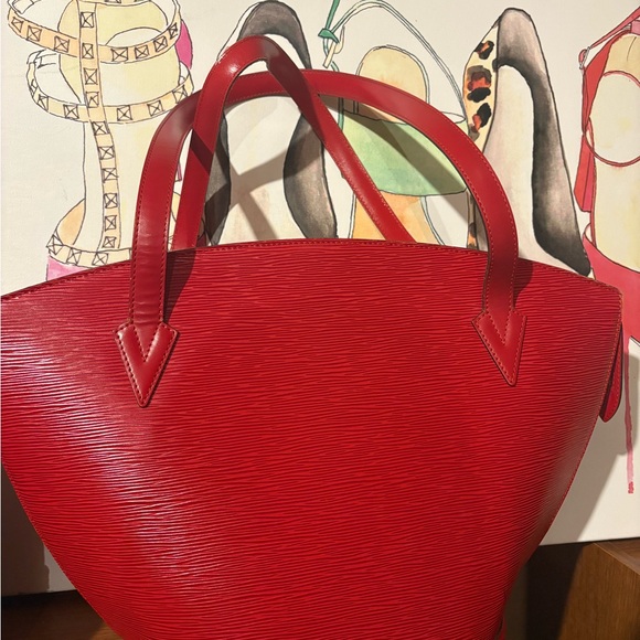 Louis Vuitton saint Jacques Castillian Red, COA included authentic - Picture 16 of 16